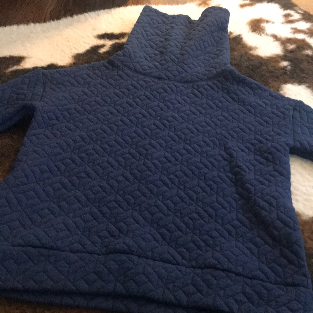 GAP Funnelneck Jacquard Sweatshirt